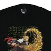 Seven Times Six Demon Slayer T-Shirt Men's Kyojuro Rengoku Short Sleeve Graphic Tee Black - 3 of 3