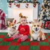Washable Christmas Rug for Living Room Non-Slip Checkered Floor Mats - 4 of 4