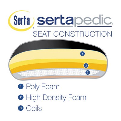 Cosset High-Back Black Leather Executive Swivel Chair with ARCHES Support