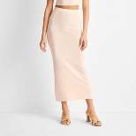 Women's Metallic Ribbed-Knit Midi Skirt - Future Collective™ with Jenny K. Lopez