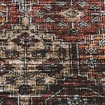 distressed red/multi