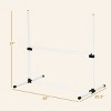 8 Piece Dog Agility Training Set with Adjustable Jump Bars and Carrying Bag for Outdoor Exercise and Obedience Training - LAOTIES - 3 of 4