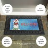 Evergreen Christmas Snowman Sassafras Indoor Outdoor Switch Doormat 1'10"x10" Multicolored - 4 of 4