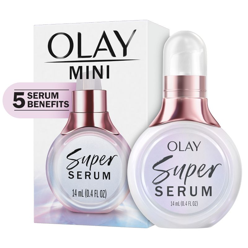 Olay Super Serum 5 in 1 Benefit Mini Face Serum - 0.4 fl oz, 1 of 12