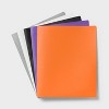 2 Pocket Plastic Folder with Prongs - up&up™ - 4 of 4