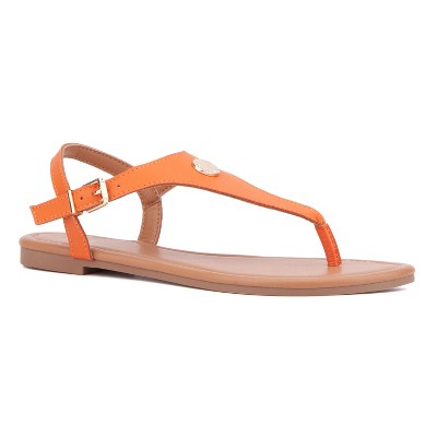 New York & Company Women's Nari Flat Sandal