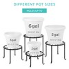 Best Choice Products Set of 4 Indoor Outdoor Metal Plant Stands, Flowerpot Holders for Home & Garden w/Starburst Design - 2 of 4