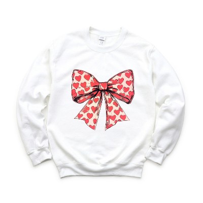 Simply Sage Market Women's Graphic Sweatshirt Coquette Hearts
