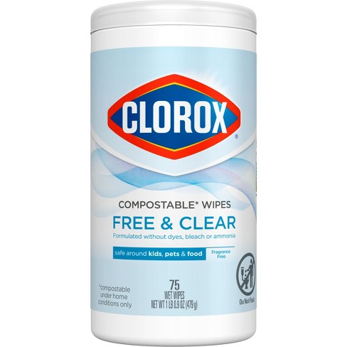 Clorox Free & Clear Wipes - 75ct : Target