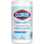 Clorox Free & Clear Wipes - 75ct