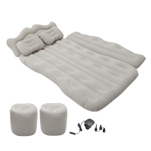 Unique Bargains Car Air Mattress Sleeping Mat Comfortable Back Seat Bed 1 Set - 1 of 4