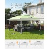 Gazebo Tent 13x13 Pop Up Instant Canopy Tent with 4 Sand Bags & Mosquito Netting for Backyard Garden Patio, Height Adjustable - 2 of 4