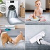 Washable Modern Bordered Rug Non Slip Low Pile Rug Soft Throw Floor Cover Foldable Indoor Carpet for Living Room Bedroom Office - 4 of 4