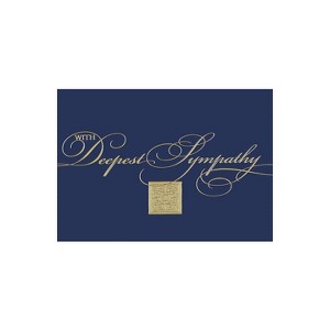 JAM Paper Blank Sympathy Greeting Cards Set With Deepest Sympathy 526XA5493WB - 1 of 1