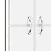 vidaXL Shower Door with Half Frosted ESG Glass - Modern Design with Wide Walk-in Opening, Adjustable Width - image 4 of 4