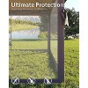 12x12ft Pop Up Gazebo Outdoor Canopy Tent with Mosquito Netting and 3 Adjustable Height, One Push Setup for Backyard Patio Garden Outside Khaki - 4 of 4