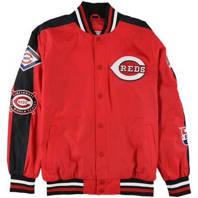 G-III Sports Mens Cincinnati Reds Varsity Jacket