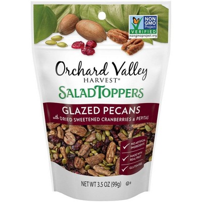 Orchard Valley Harvest Glazed Pecans Salad Toppers 3.5oz : Target