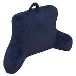 Indigo Essence Micro Mink Bed Rest Lounger Support Pillow - Elements By Arlee