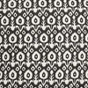 TAG 22"x22" Ikat Flower Block Print Blk Multi Cotton Accent Decorative Throw Pillow Poly Filled Removable Insert Square Machine Wash Black - 2 of 3