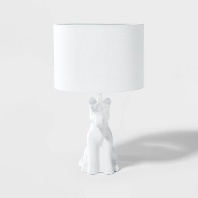 Unicorn Figural Lamp White - Pillowfort™