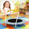 KWPZQEB 36" Trampoline Indoor/Outdoor for Kids Ages 1-6, Compact Fitness Trampoline With Foam Handle, Recreational Birthday Gift - 2 of 4