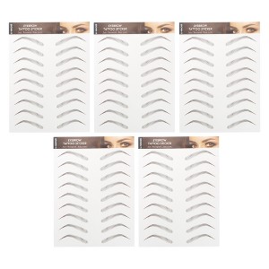 Unique Bargains Simulation Eyebrow Tattoo 5 Pcs - 1 of 4