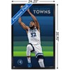 Trends International NBA Minnesota Timberwolves - Karl-Anthony Towns 23 Framed Wall Poster Prints - 3 of 4