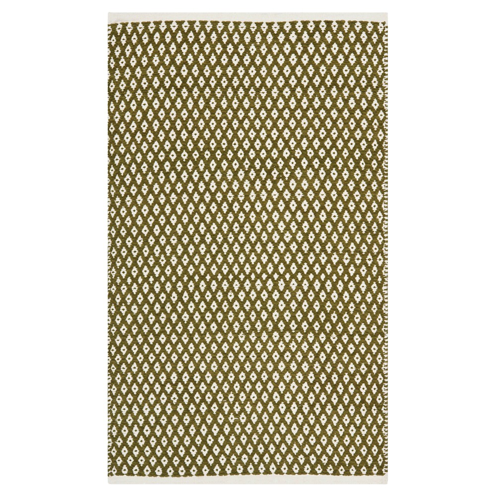 3'x5' Ramona Accent Rug Olive - Safavieh