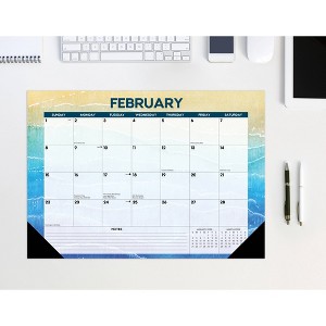 Willow Creek Press 17"x12" 2026 Beaches Small Monthly Deskpad - 1 of 4
