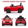 Kids Electric Car | Licensed Dodge Challenger Ride-On 12V Battery-Powered Vehicle with Remote - 4 of 4