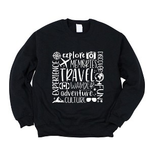 Simply Sage Market Women's Graphic Sweatshirt Travel Subway - 1 of 4