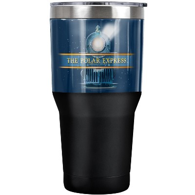Polar Express Train Logo Steel Tumbler 30oz Coffee Travel Mug