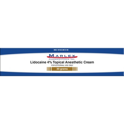 Marlex Lidocaine 4% Topical Anesthetic Cream 30g