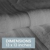 12pc Odor Resistant Washcloths - Bennett & Shea Home - 4 of 4