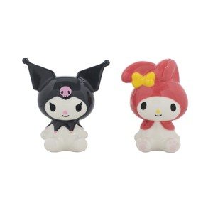 My Melody & Kuromi Sculpted Ceramic Salt & Pepper Shakers - 1 of 4