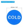 Unique Bargains Acrylic Self-Adhesive Decor Home Business Hot/Cold Water Labels - 2 of 4