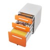 VASIP Drawer Mobile Filing Cabinet,Multifunctional Storage Cabinet with Lock, Suitable For Home Office Under the Desk - 2 of 4