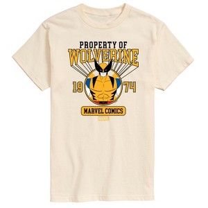 Men's - Marvel - Property of Wolverine Short Sleeve Graphic T-Shirt - 1 of 4