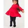 RuffleButts Girls Knit Ruffle Tiered Tunic - 4 of 4