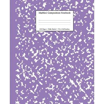 Marbled Composition Notebook - (School Essentials) by  Young Dreamers Press (Paperback)