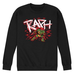 Men's - Teenage Mutant Ninja Turtles Mutant Mayhem - Sketch Raph Graphic Fleece Sweatshirt - 1 of 4