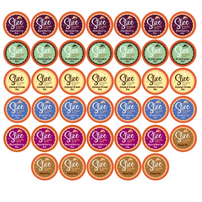 Slice Flavored Coffee, Variety Pack Compatible Keurig 2.0 Brewers, 40  Count