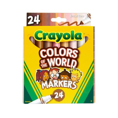 Crayola 24ct Colors of the World Markers