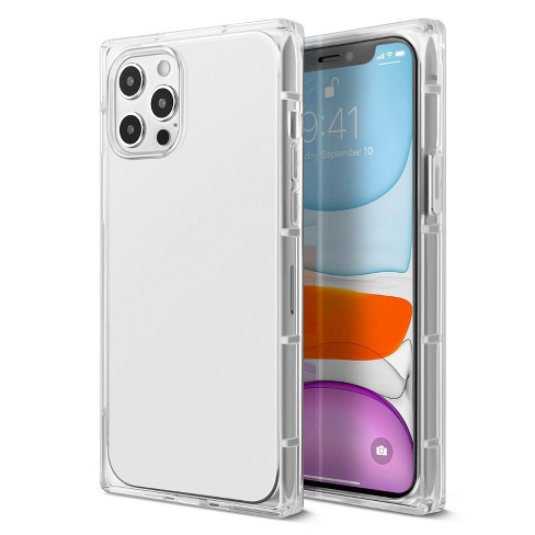 Insten Square Case For Iphone 12 Pro Max 6.7, Soft Tpu Protective Cover,  Crystal Clear : Target