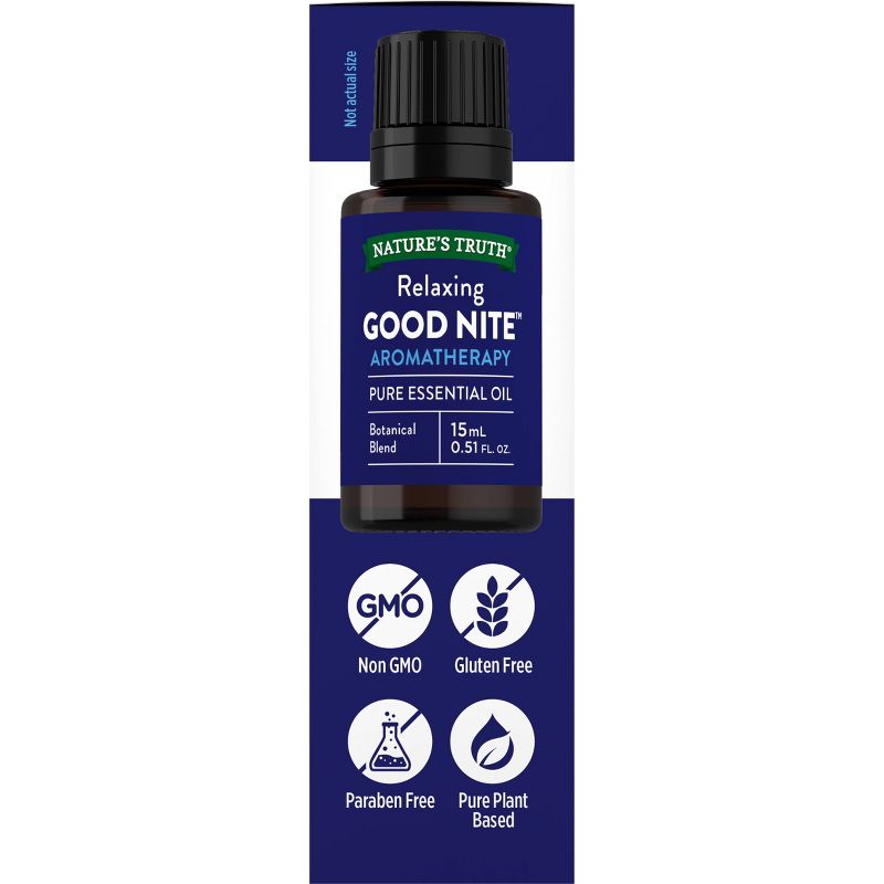 Nature&#39;s Truth Good Nite Aromatherapy Essential Oil Blend - 0.51 fl oz, 3 of 7
