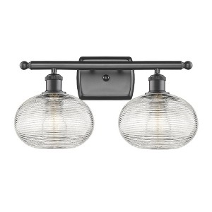 Ithaca - 2 Light Bath Vanity In Industrial Style-9.25 Inches Tall and 18 Inches Wide - 1 of 1