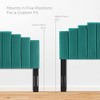 Modway Noelle Twin Headboard – Performance Velvet Upholstered Headboard with Tufted Detail and Adjustable Mount in Modern Style - 3 of 4