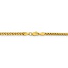 Black Bow Jewelry 2.5mm, 14k Yellow Gold D/C Hollow Wheat Chain Necklace - 4 of 4