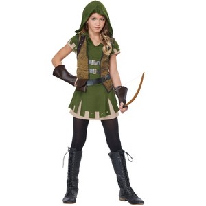 California Costumes Miss Robin Hood Tween Girls' Costume - 1 of 2